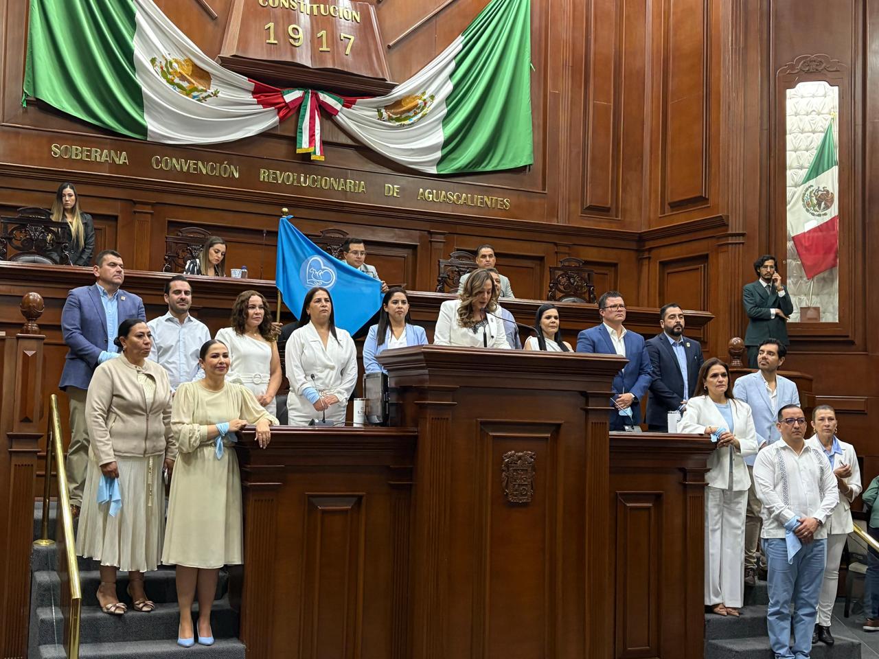 Pro-life legislators speak at the Aguascalientes Legislature. | Credit: Actívate
