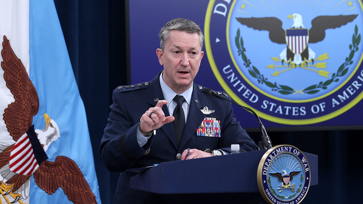 Dan Caine at Pentagon