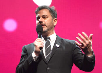 Jimmy Kimmel Helps Democrats Raise Millions at Hollywood Fundraiser with Hakeem Jeffries, Nancy Pelosi