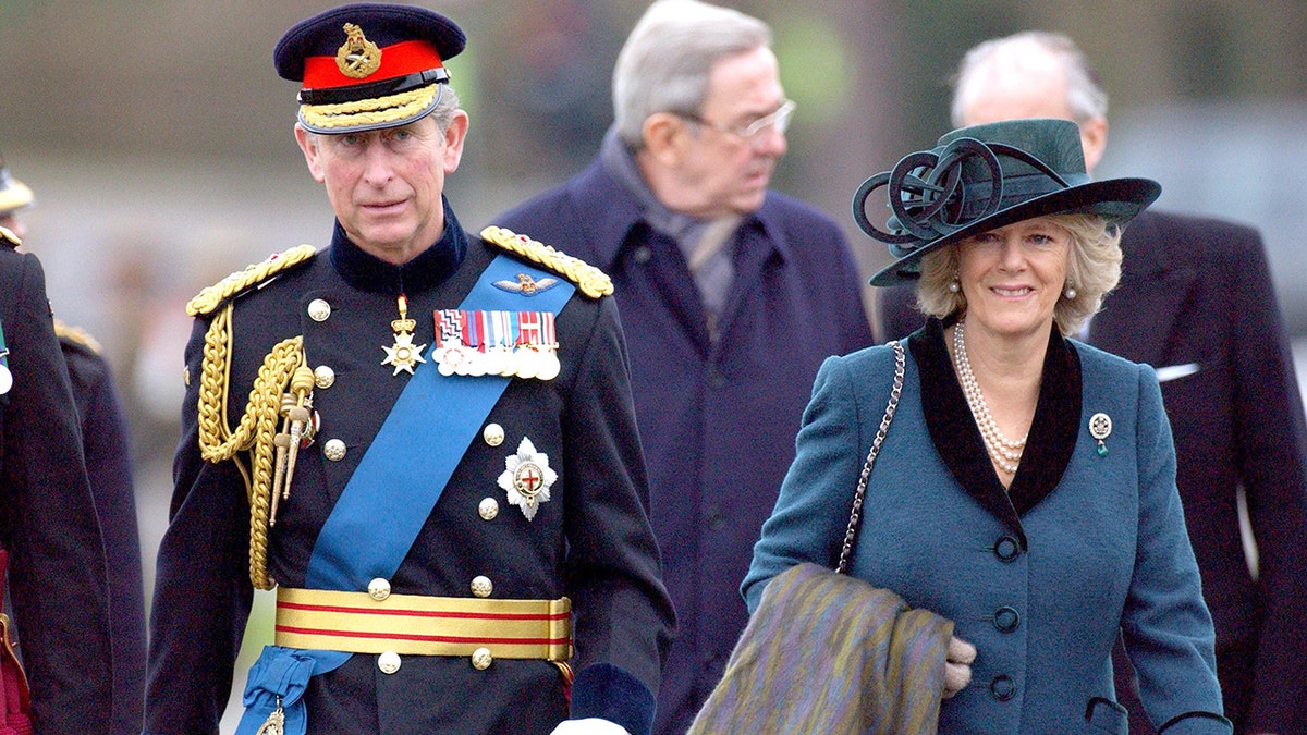 King Charles and Camilla at the Sovereign's Parade in 2006.