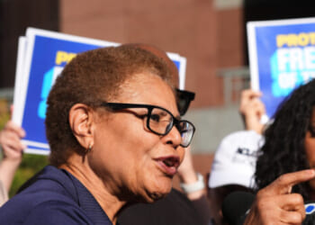 L.A. Mayor Karen Bass Leads Reelection with over 50% Disapproval
