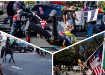 Los Angeles 'No Kings' Demonstrators Turn Violent, Assault Federal Building Following Rally