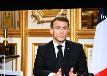 Macron Says U.S.-Israel Strikes on Iran Are 'Outside International Law'