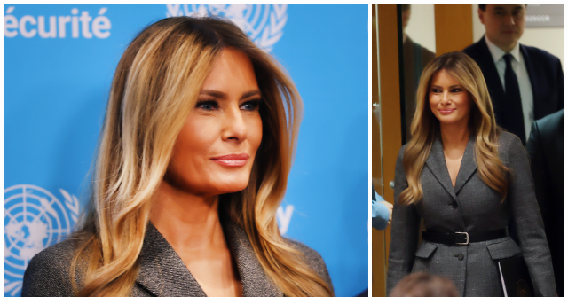 Melania Trump Makes History at United Nations in Neutral Dior Suit