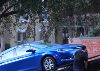 Police Arrest Masked Man Outside Paxton's Election Night Party