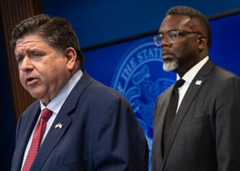 Pritzker, Johnson Smear Trump for Murder of Sheridan Gorman by Migrant in Chicago