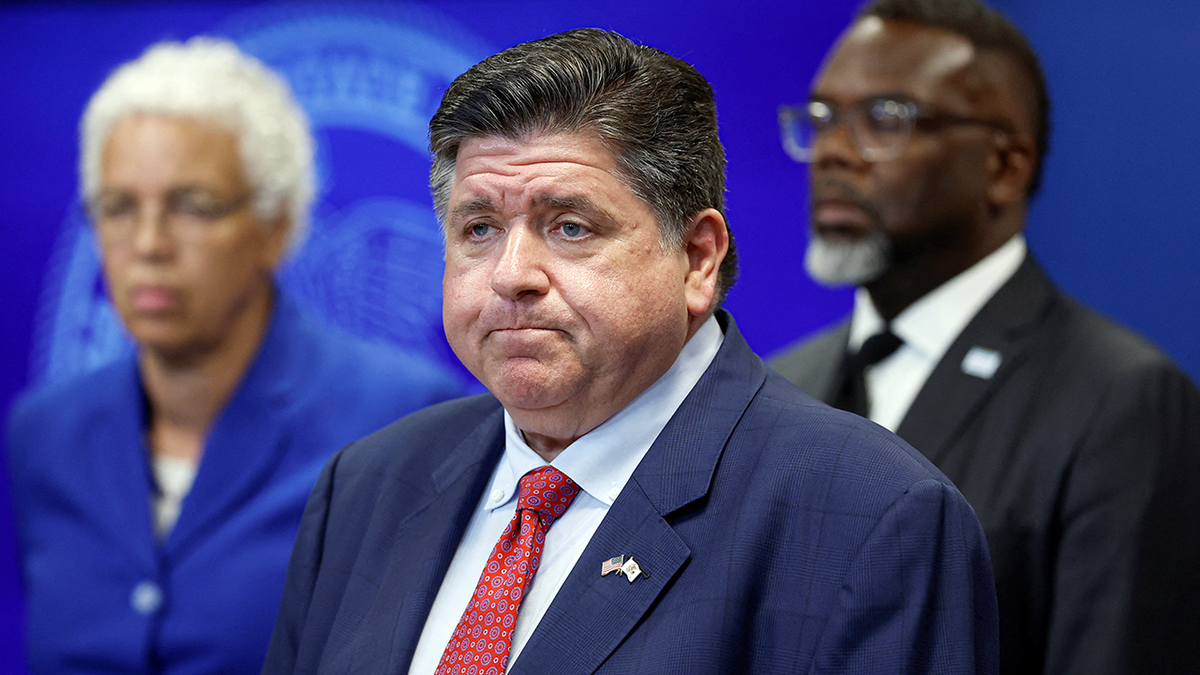 Pritzker speaks in Cook County