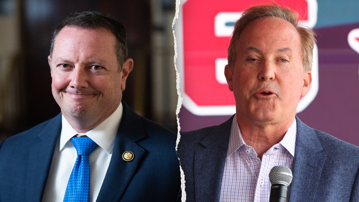 Left: Rep. Eric Burlison; Right: Texas Attorney General Ken Paxton