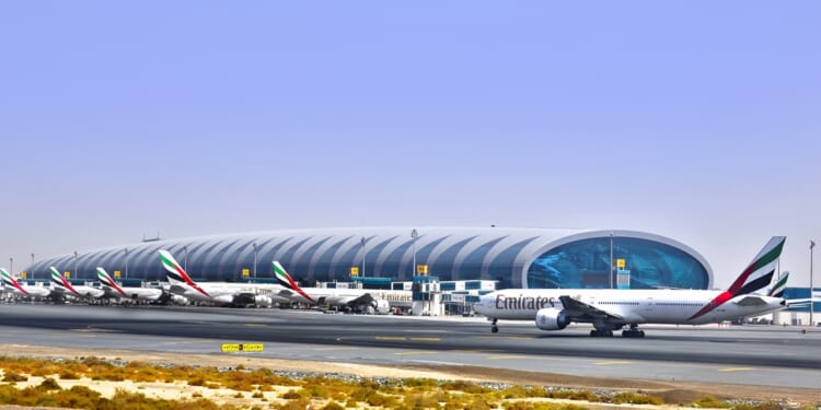 An Emirates airport terminal in Dubai.