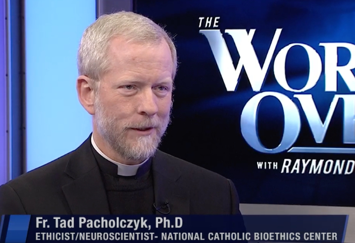 Father Tadeusz Pacholczyk is a senior ethicist at the National Catholic Bioethics Center. | Credit: “The World Over with Raymond Arroyo”/EWTN News screenshot
