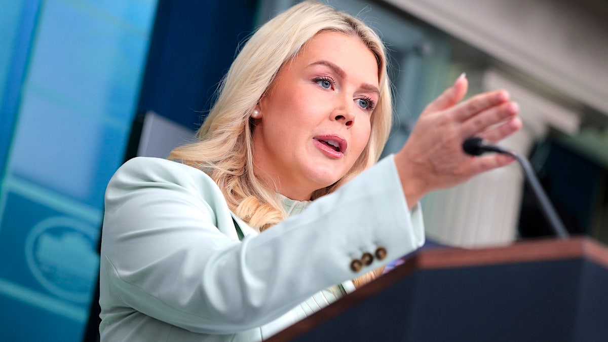 White House press secretary Karoline Leavitt