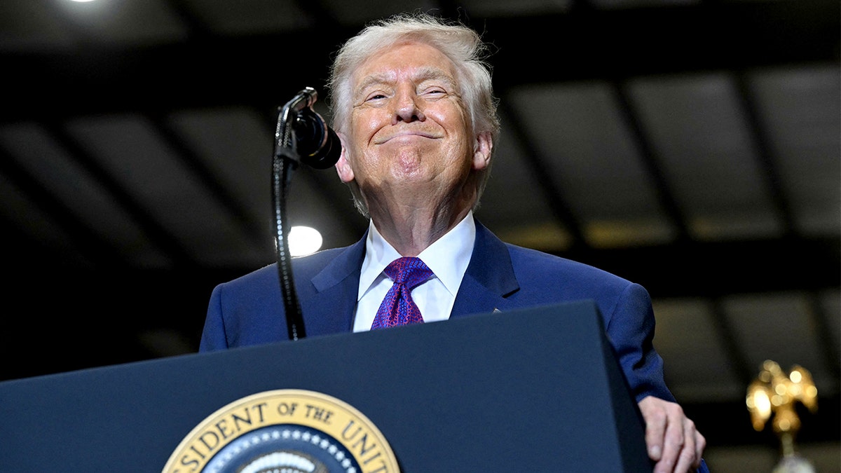 Donald Trump smiling