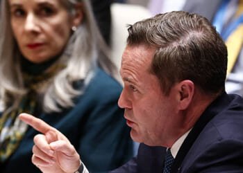 Waltz Excoriates Iranian Diplomat Who Told Him to 'Be Polite'