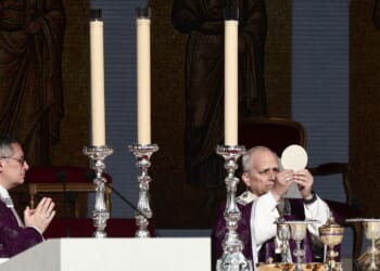 Pope Leo XIV at Monaco stadium Mass: Wars are