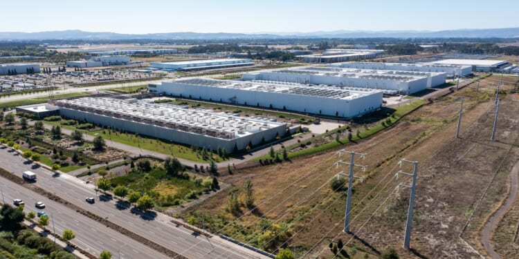 A hyperscale data center campus in Oregon, United States, in September 2025.