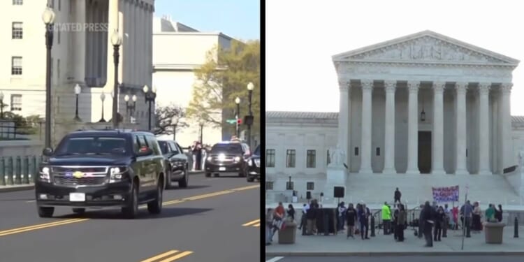 Media Suck Their Widdle Thumbs Over Trump ‘Intimidation’ At SCOTUS