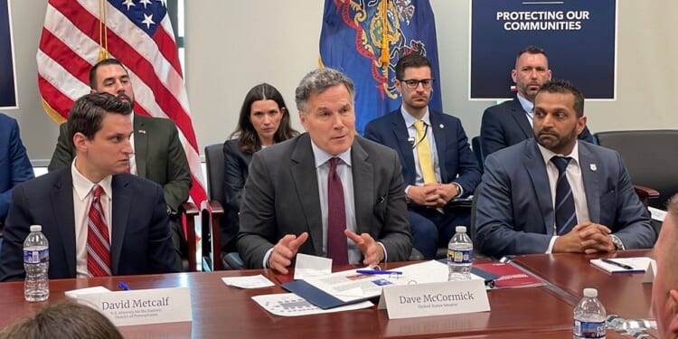 Kash Patel and McCormick meet fentanyl victims' families in Allentown