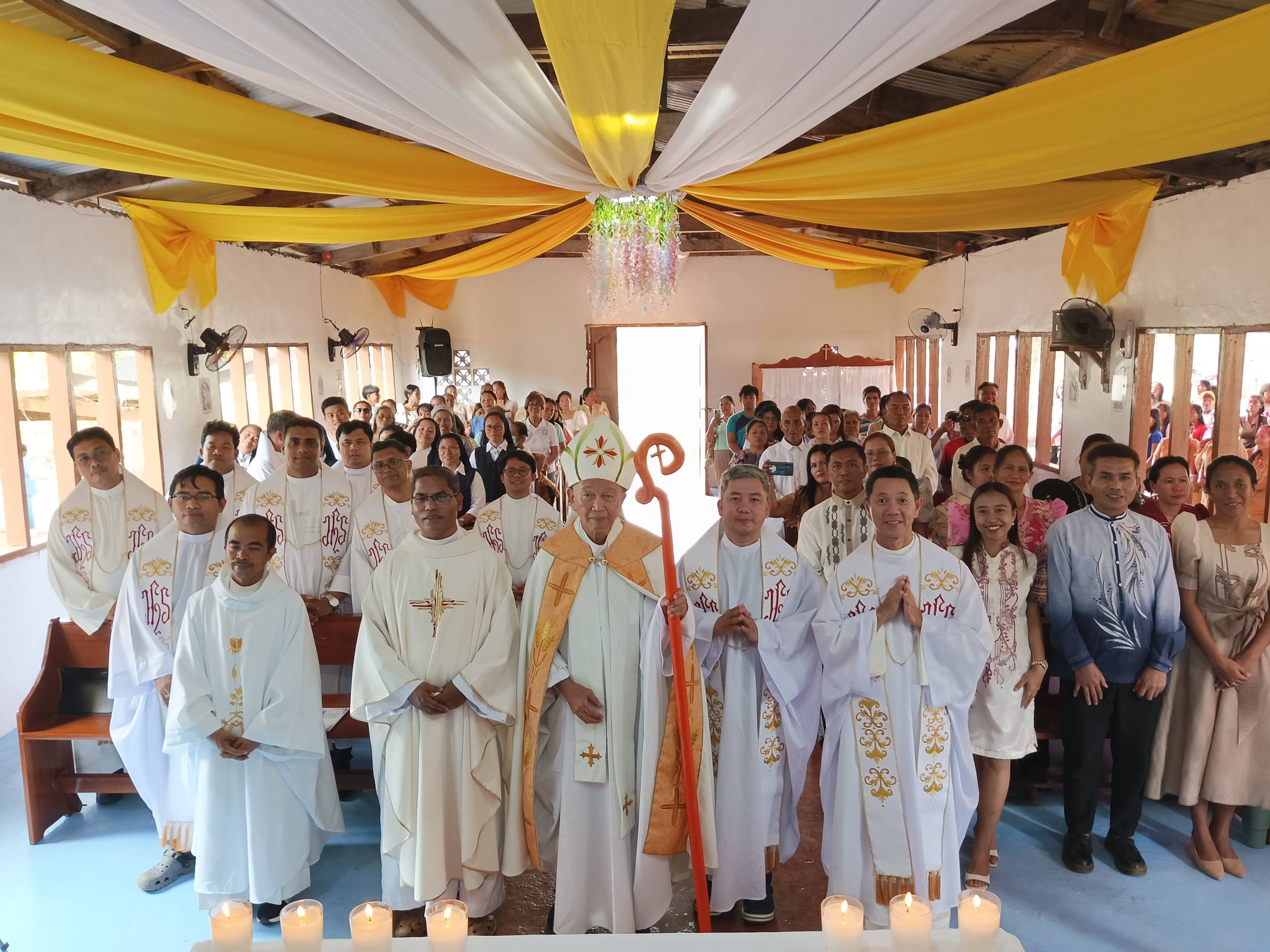 Bishop Broderick S. Pabillo of the Apostolic Vicariate of Taytay in the Philippines celebrates Mass at the St. Francis de Sales Mission Station-Halsey, Culion, Palawan, on March 24, 2026. | Credit: Photo courtesy of the Apostolic Vicariate of Taytay