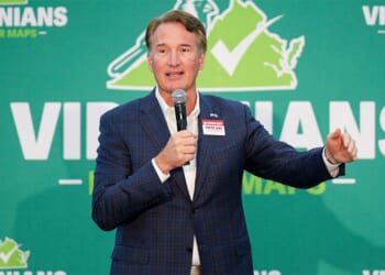 Former Va. Gov. Youngkin campaigns against redistricting referendum