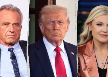 Trump escorted out amid chaos at event with political violence survivors