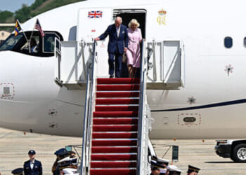 King Charles, Queen Camilla Arrive in Washington D.C.