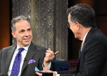 CNN's Jake Tapper Gifts Stephen Colbert Pocket Square He Plans to Troll Trump With at WHCD