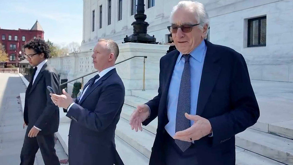 Actor Robert De Niro at the Supreme Court