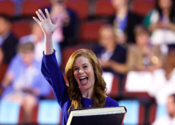 Dem Senate Candidate Mocked for Over-the-Top Convention Entrance