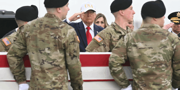 Families of fallen service members urged Trump to 'finish the job,' says president