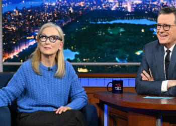 Meryl Streep Goes on Fake News Tirade Against Voter ID, Save America Act on Colbert