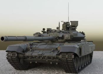 Concept art of an advanced main battle tank.