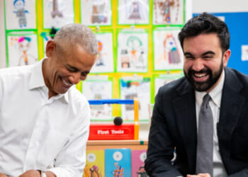 Obama and Mamdani Read, Sing with Children in South Bronx