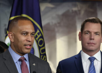 People Are Asking Jeffries to Tell Swalwell 'to Resign from Congress'