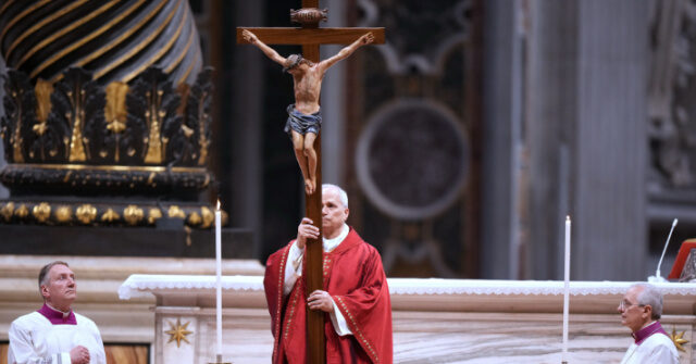 Pope Leo Makes History Carrying Wooden Cross for All 14 Stations