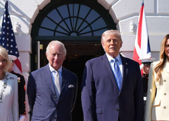 President Trump, First Lady Welcome Royals to White House