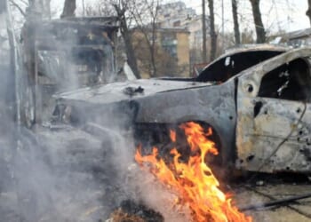 Russian Drone Strikes on Ukraine Kill Five People and Wound Dozens More