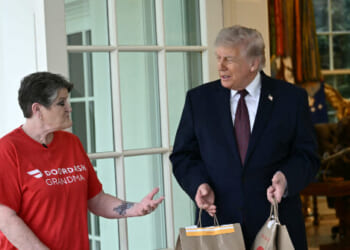 Trump Receives McDonald's Delivery from 'DoorDash Grandma' Who Benefited from No Tax on Tips