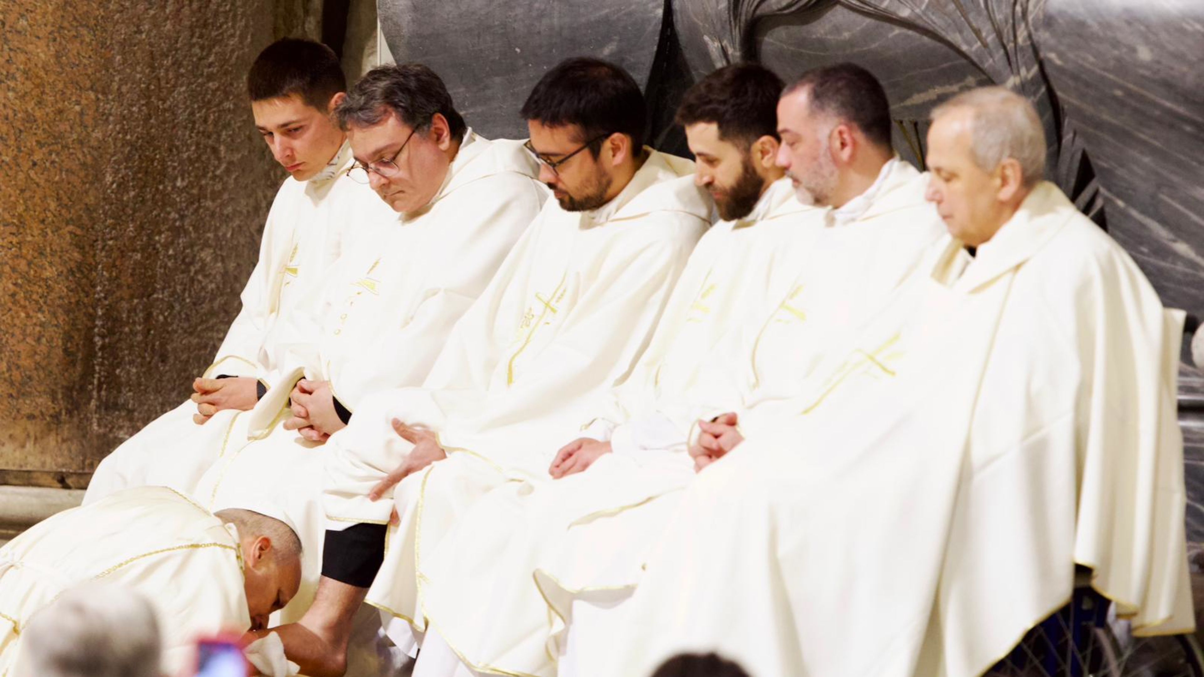 Pope Leo XIV: ‘Kneel down as brothers and sisters alongside the oppressed’